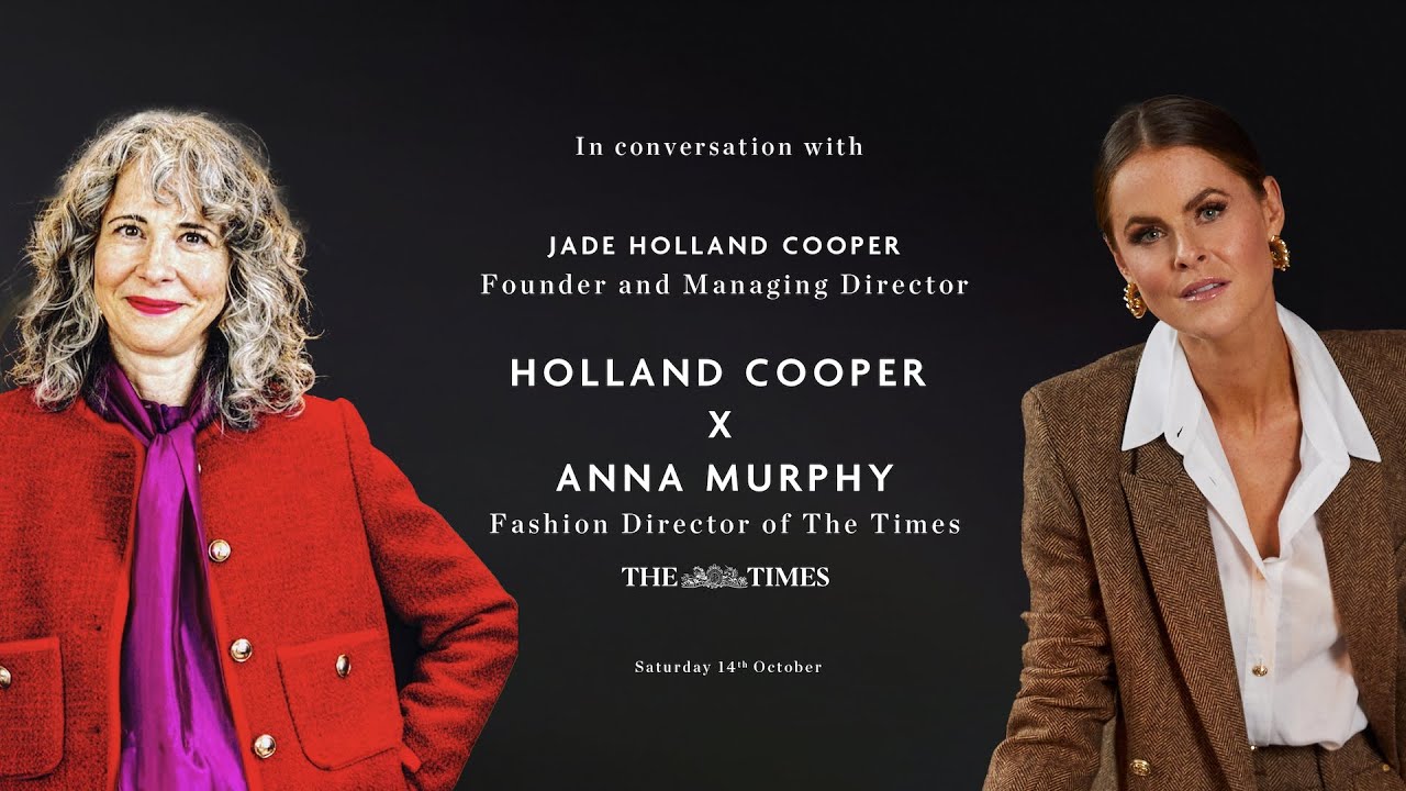 Anna Murphy, Fashion Director of The Times, interviews me live!