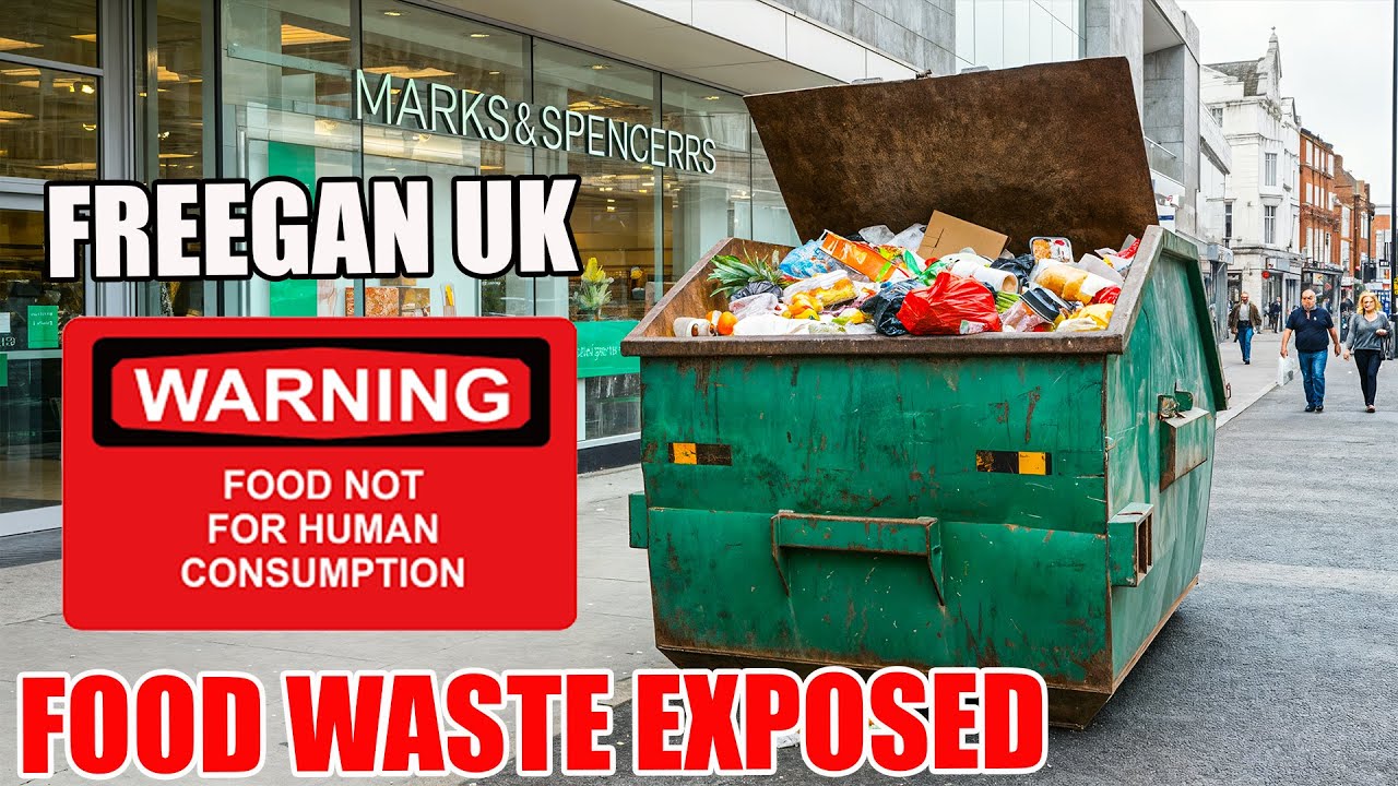 I DUMPSTER DIVE for FREE FOOD and EXPOSE UK RETAILERS' HUGE WASTE