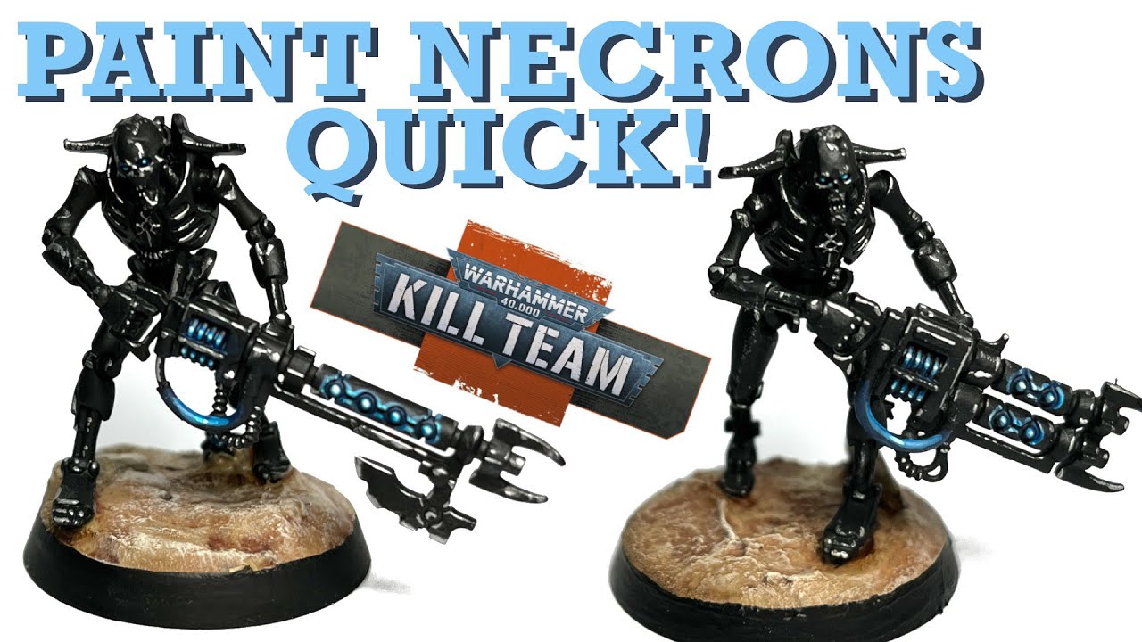 How to paint Necrons quickly