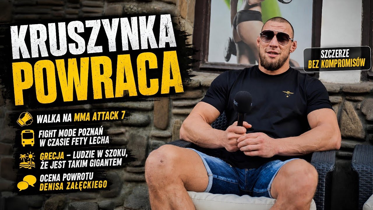 KRUSZYNKA WRACA ! WALKA NA MMA ATTACK 7, DENIS ZAŁĘCKI, BYŁ W POZNANIU, A TAM FETA LECHA, PRIME ?