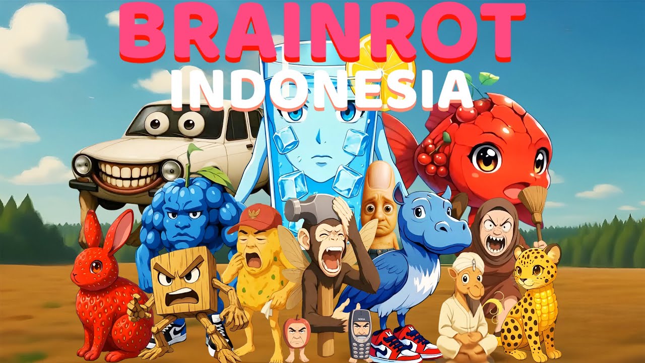INDONESIAN BRAINROT: ANIME OPENING (P.8) | Official Music Videos