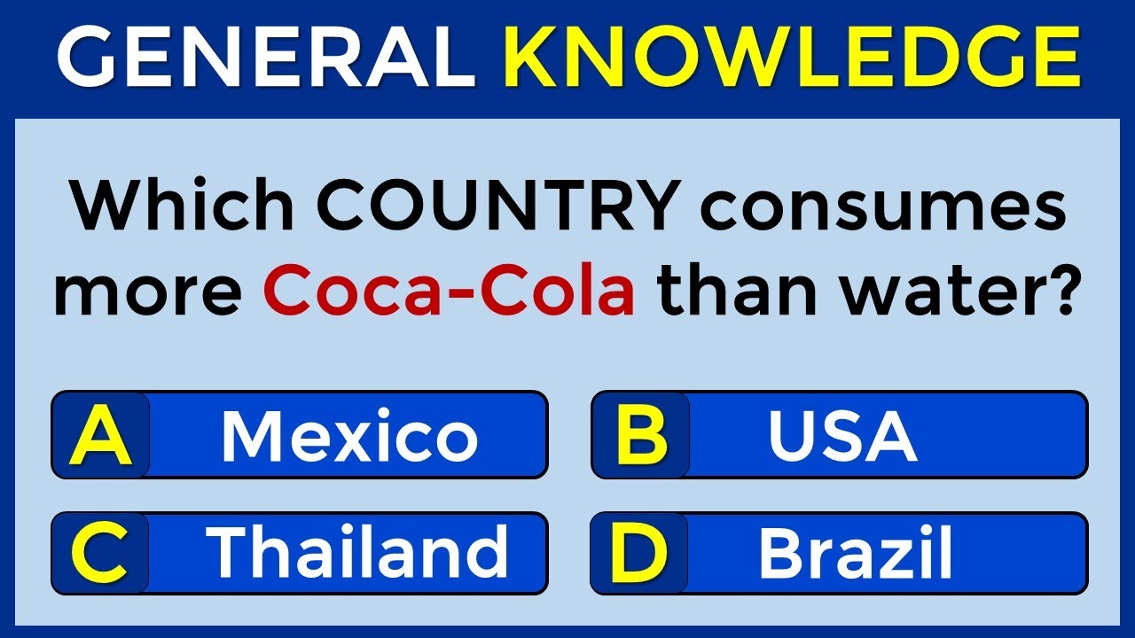 Are You Good At General Knowledge? | Take This 35-question Quiz To Find Out! 