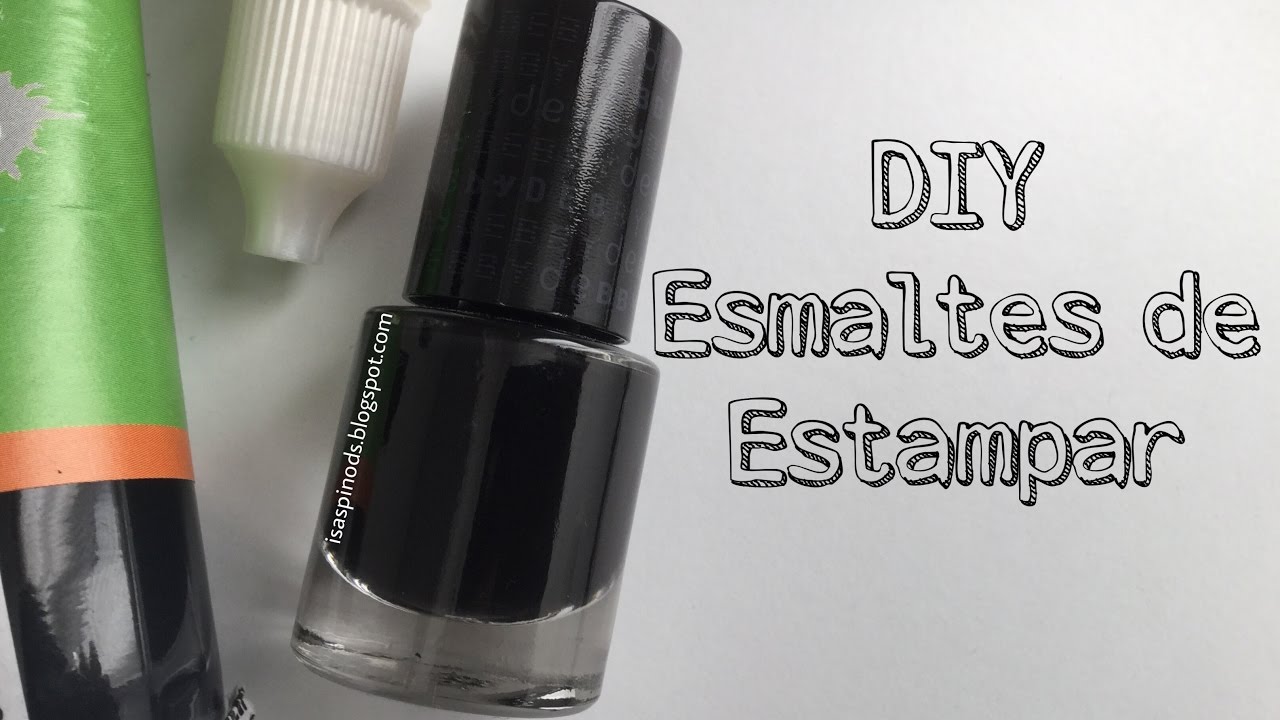 DIY Esmaltes de Estampar Hechos en Casa