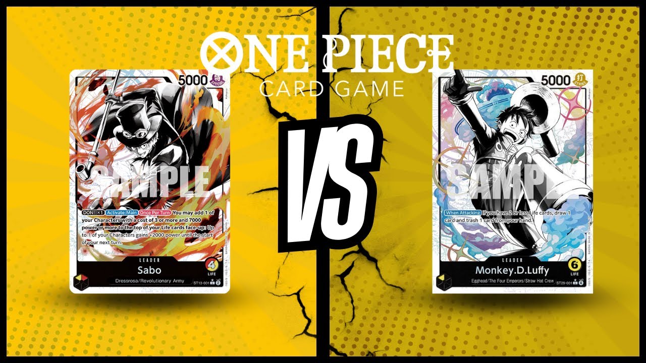 POV You Suck At The Game: OP-14 R/Y Sabo vs ST-29 Luffy Round 1