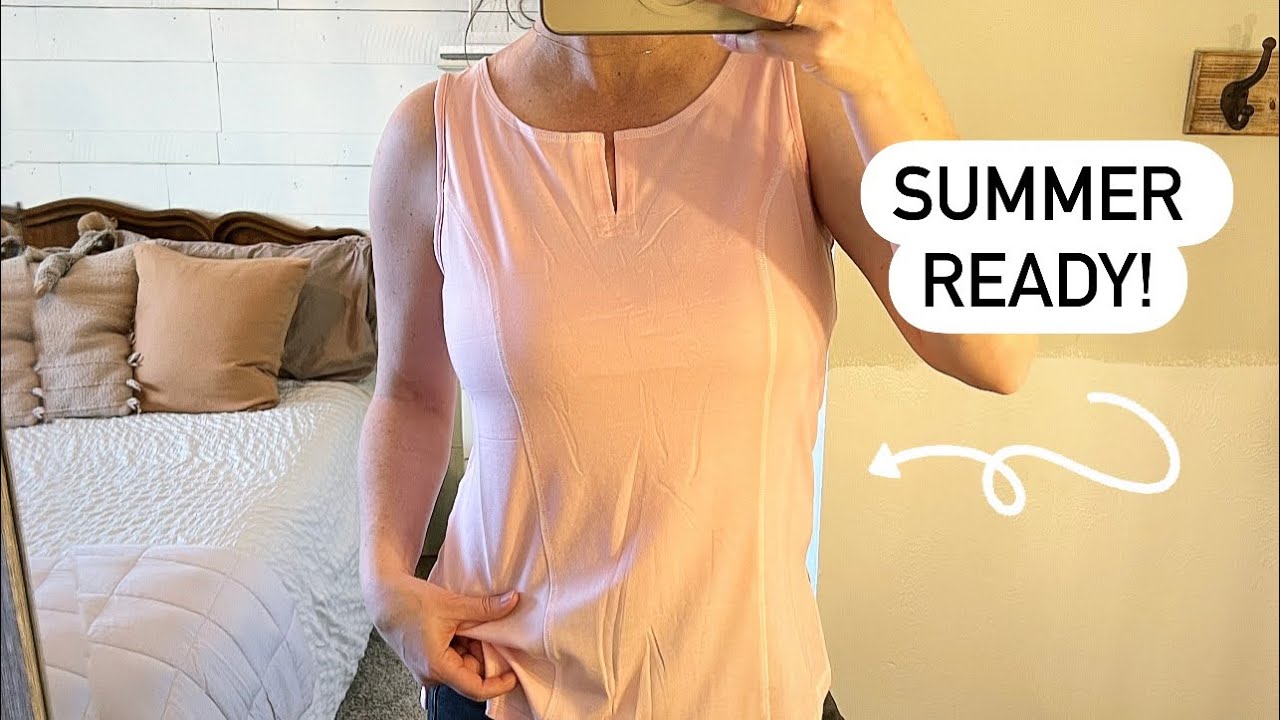 The Perfect Loose-Fit Tank for Summer? TICTICMIMI Sleeveless V-Neck Top #tryon  #review