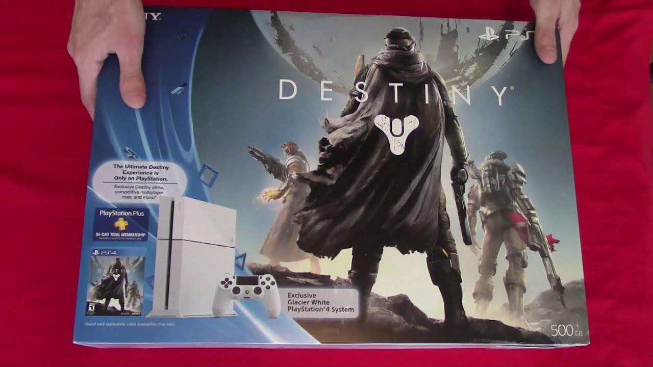 Sony PlayStation 4 (PS4) Destiny bundle unboxing video