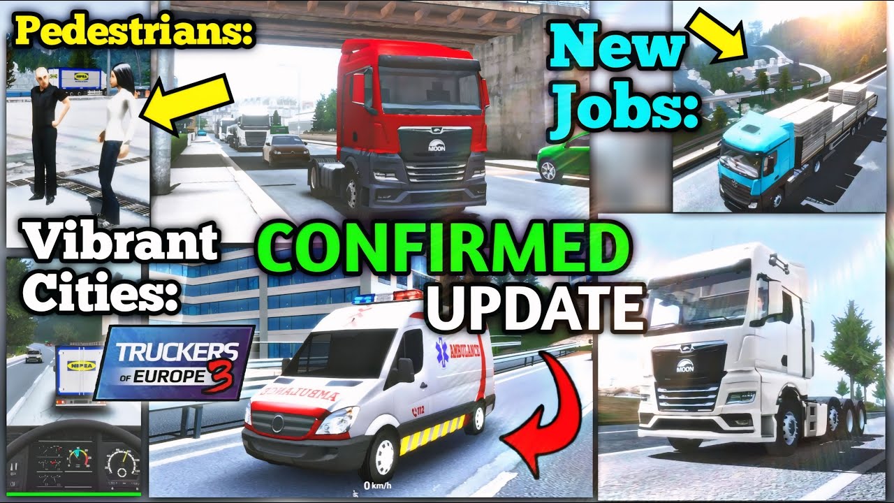 🚚10 UPDATE Features is OUT! - Truckers Of Europe 3 New Jobs and New Maps 🏕 | Truck Gameplay