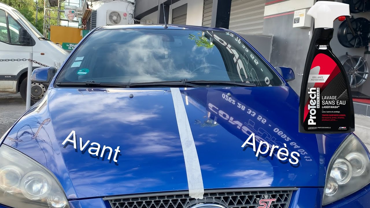démo sur le LAVAGE SANS EAU, Protech by Concept Tuning Réunion.