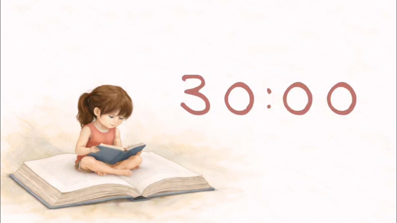 Homework Timer for Kids | 30 Minutes | Calm Study Focus