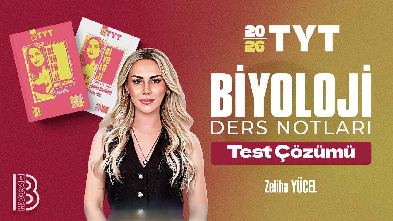 13) TYT Biyoloji - Canlıların Çeşitliliği ve Sınıflandırılması Test Çözümü - Zeliha YÜCEL - 2026