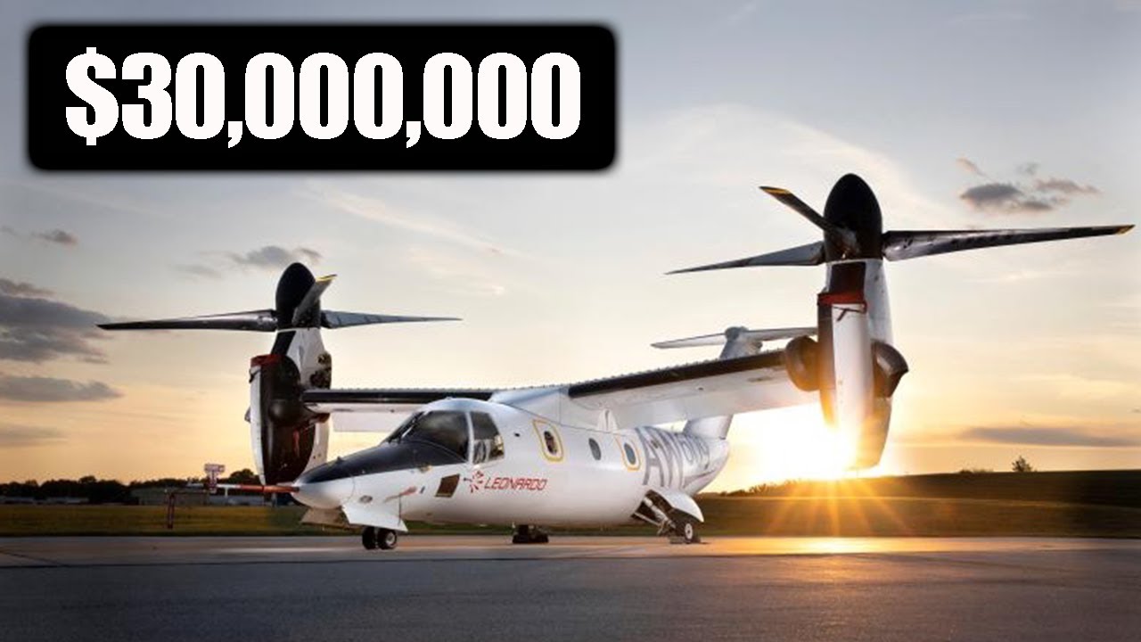 Это вертолет с поворотным ротором стоимостью 30 000 000 долларов | Leonardo AW609