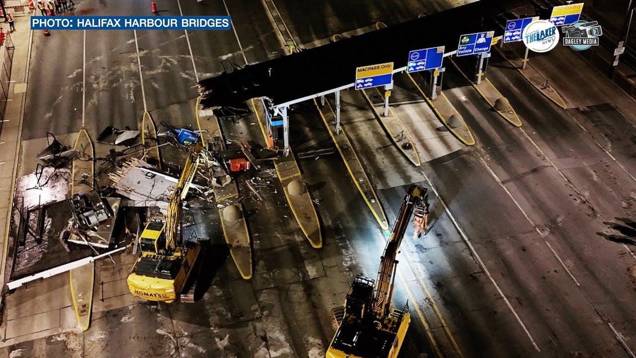 VIDEO STORY: Toll booths, tolls removed at Macdonald Bridge