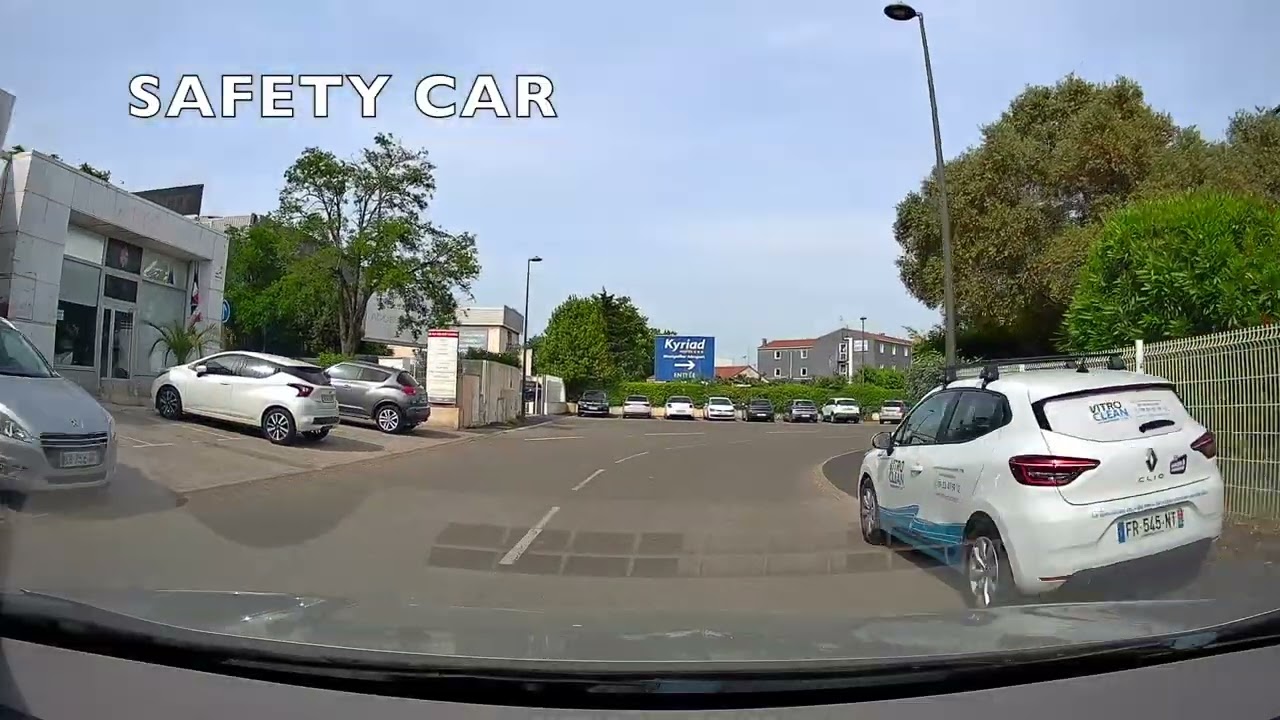Parcours examen permis Montpellier Zone Fréjorgues Ouest 1:2 Millénaire N°20