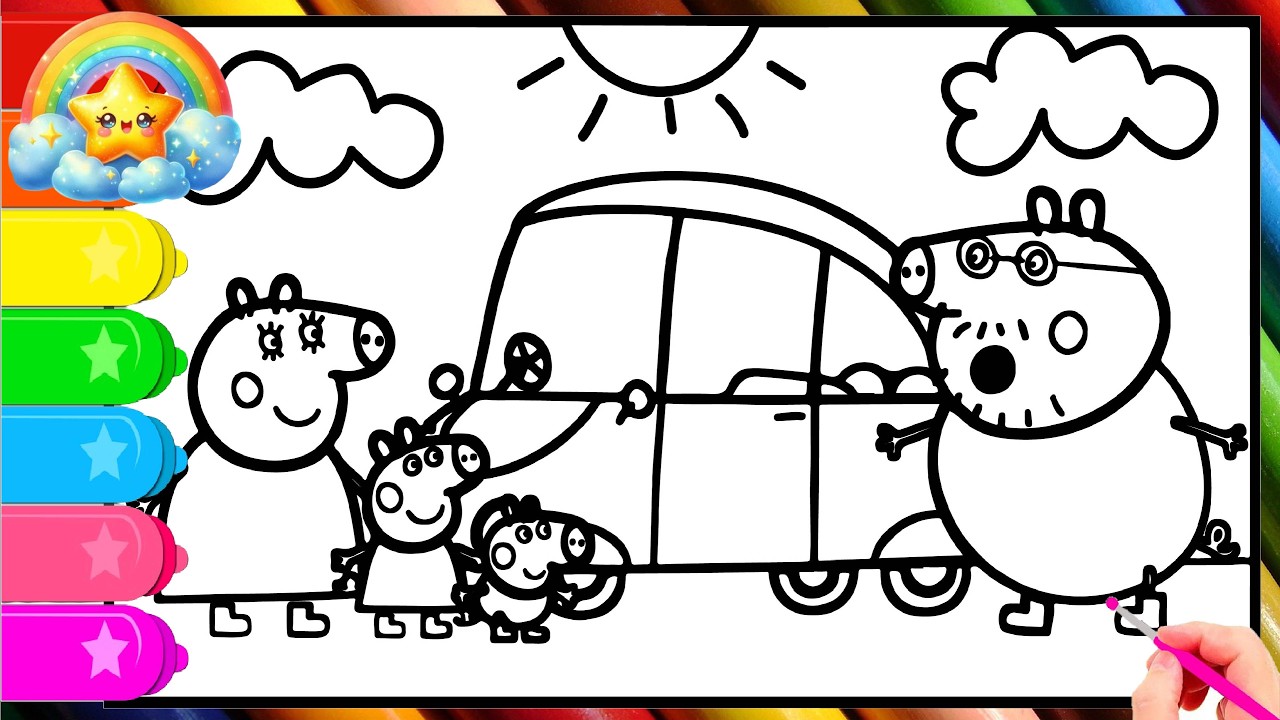 Peppa Pig Drives the NEW Electric Family Car  || Peppa Pig Official Full Episodes