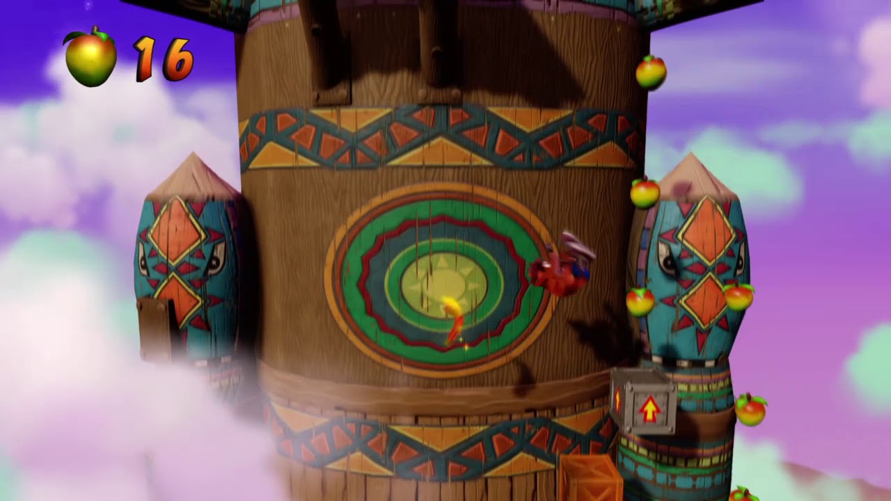 Crash Bandicoot 1 - the great gate all boxes
