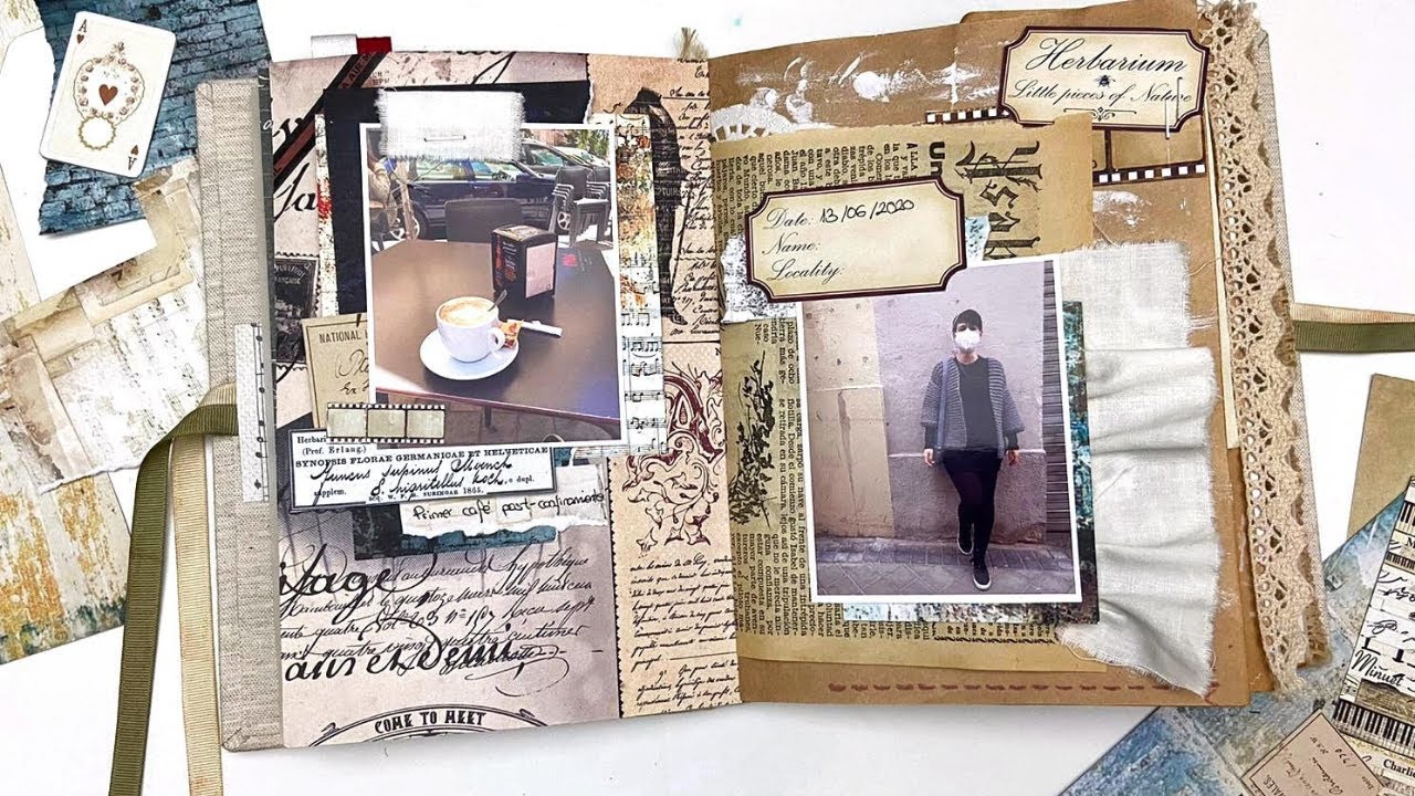 Decorando mi Junk Journal