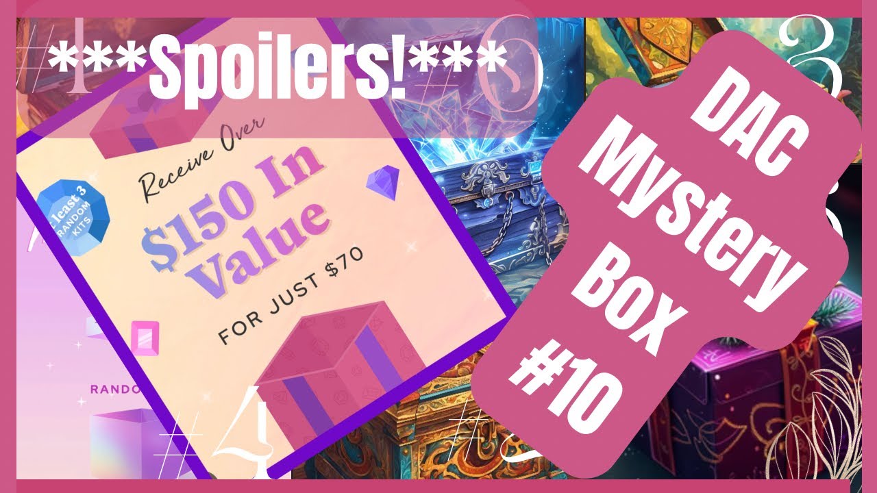 ***SPOILERS*** What’s in the Diamond Art Club Mystery Box #10? $150 worth or more for $70!