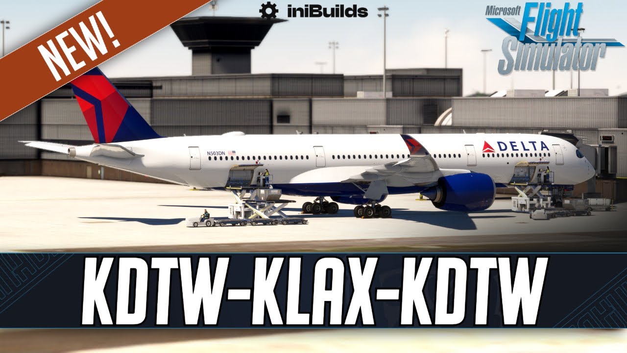 iniBuilds A350 *PRE-RELEASE* | Real World Delta OPS | iniBuilds A359 | VATSIM