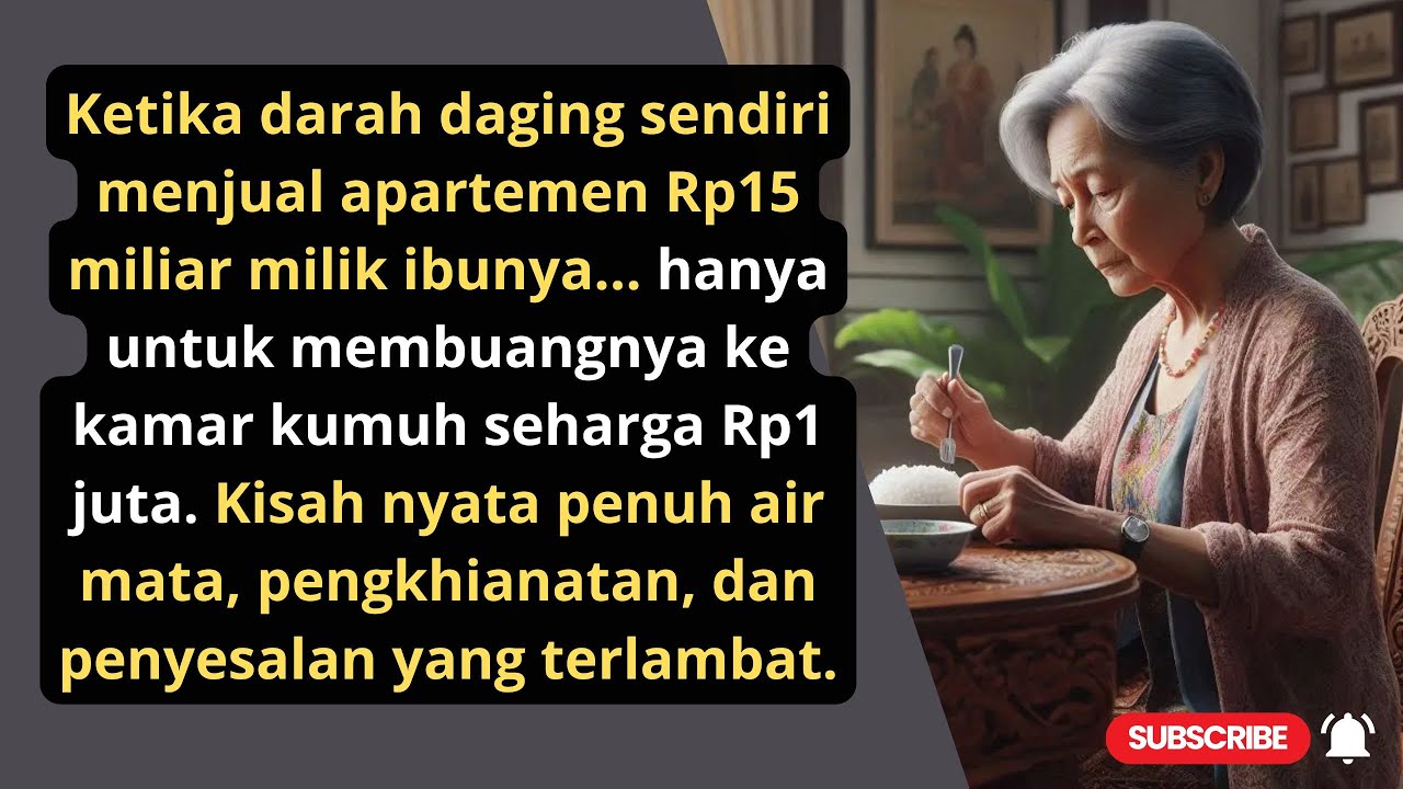 Anakku Jual Rumah dan Tanah 10M Diam-Diam, Lalu Mengusirku Dengan Uang 20 Juta dan Kos Kumuh...