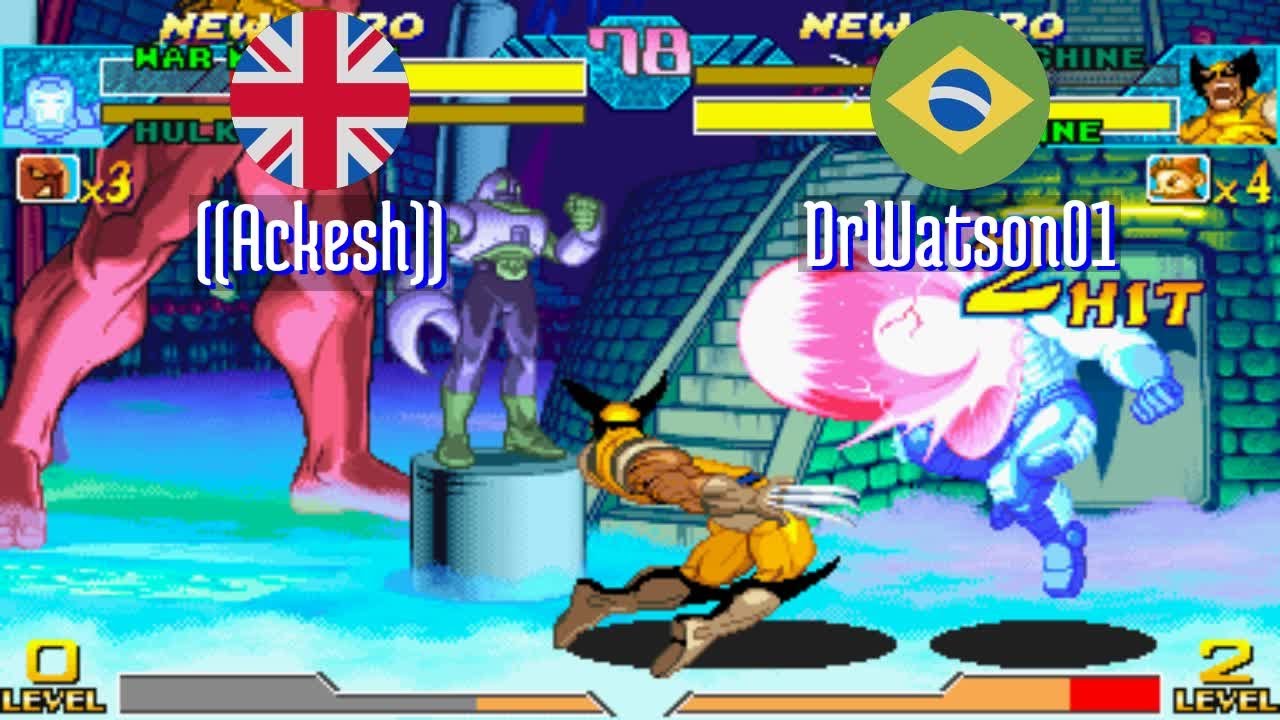 FT5 @mvsc: ((Ackesh)) (GB) vs DrWatson01 (BR) [Marvel vs Capcom Fightcade] Mar 16