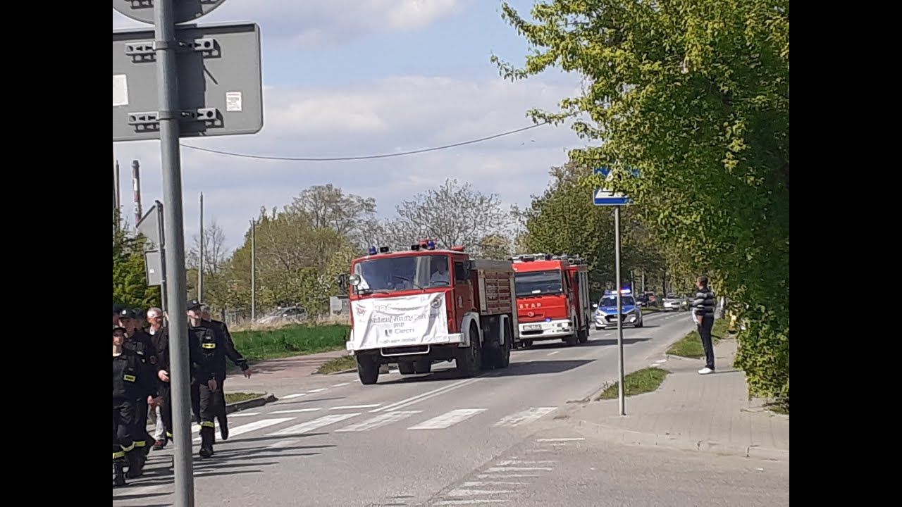 parada 100 Lecie OSP przy Ciech Soda Polska S.A Inowrocław 6 maja 2022r