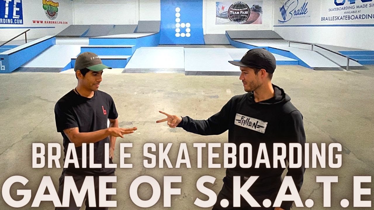 BRAILLE GAME OF S.K.A.T.E (@ZachDoelling & @Mogely )