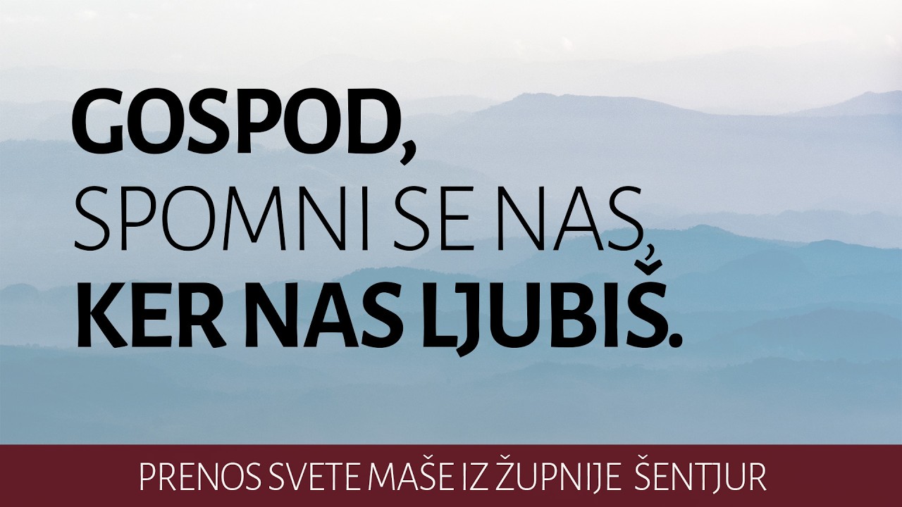 NEDELJA, 22. februar (Prenos svete maše iz župnije Šentjur)