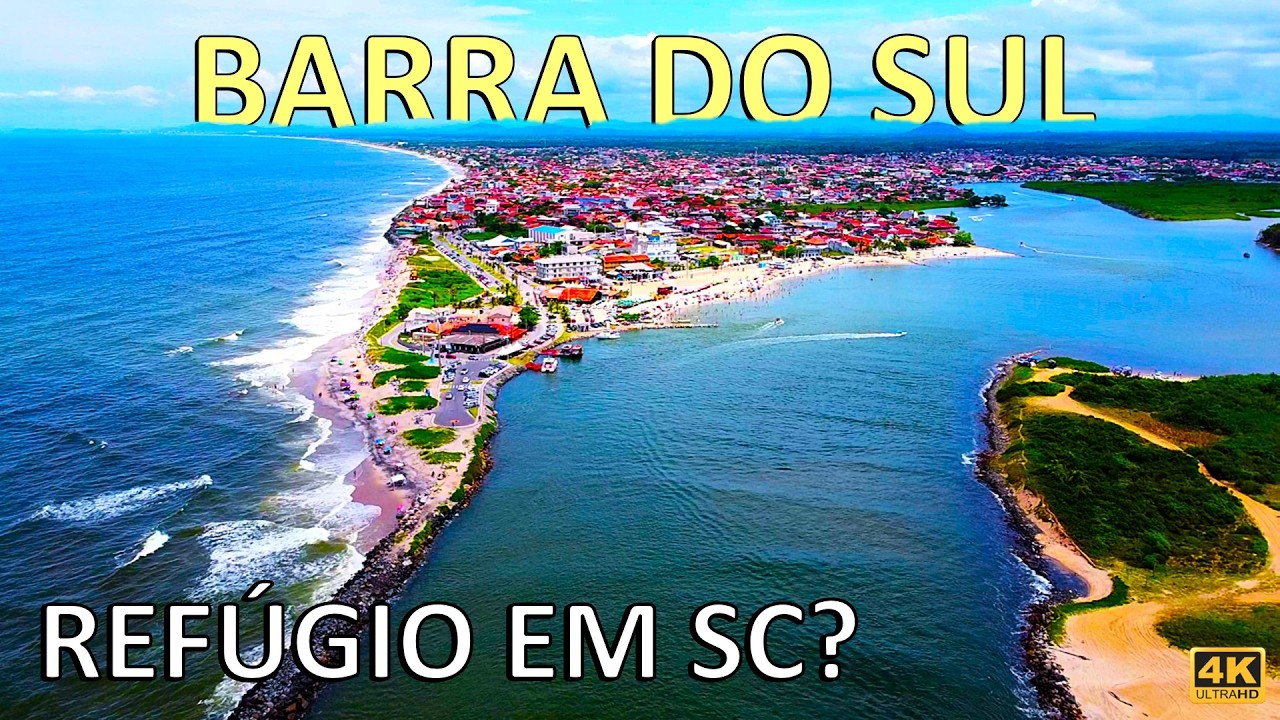 A Cidade onde a Lagoa Beija o Mar - Conheça Balneário Barra do Sul, SC