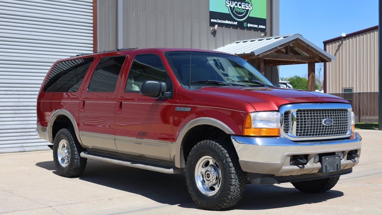 Ford Excursion Limited 2001 года выпуска, 7.3L Powerstroke Diesel, полный привод. **В отличном со...