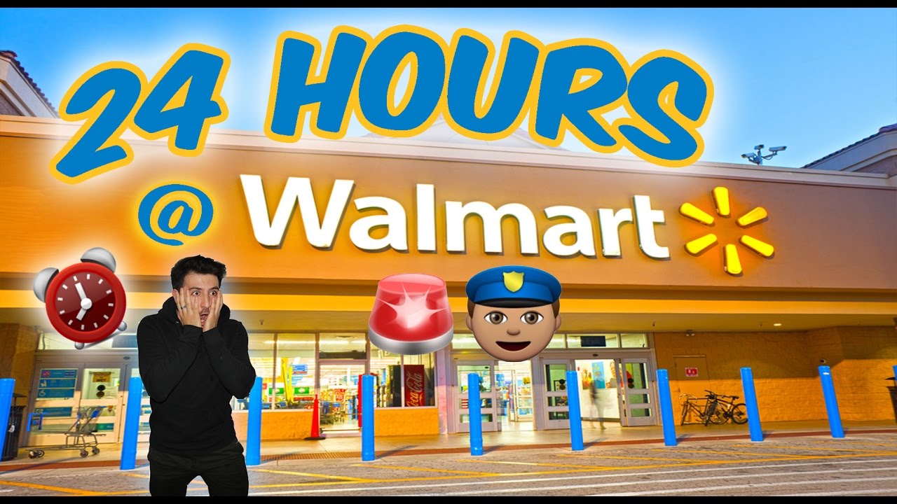 👮🏼🚨COPS 24 HOUR OVERNIGHT WALMART TOY FORT GONE WRONG ⏰| CAUGHT BY OVERNIGHT SECURITY KICKED OUT