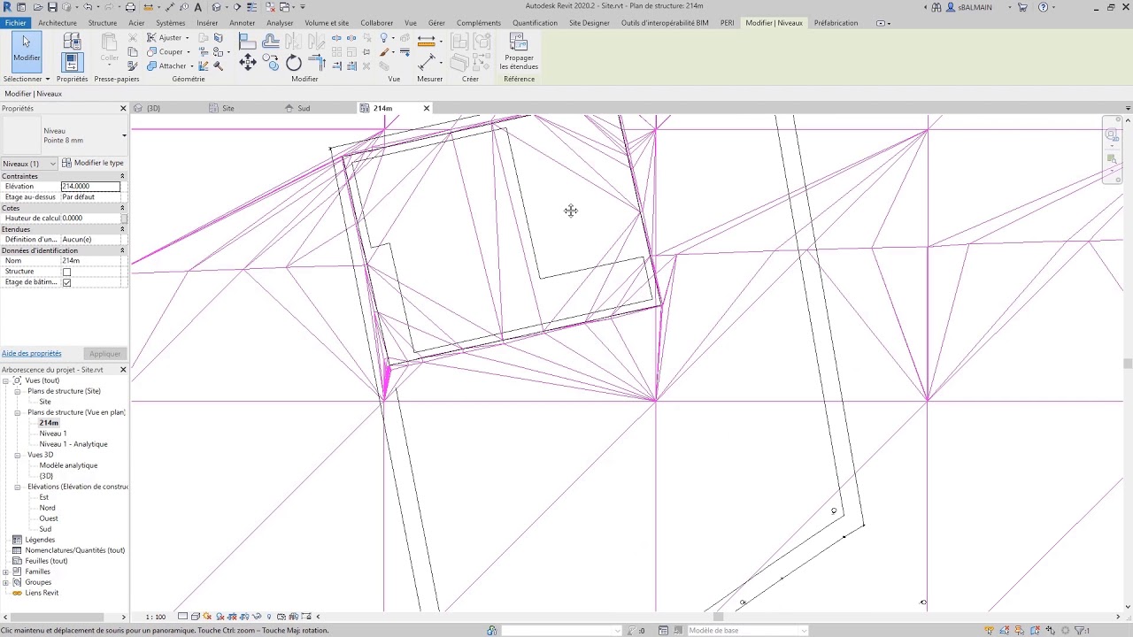 Vidéo2 - Tutoriel BIM géoréf - Civil 3D et Revit