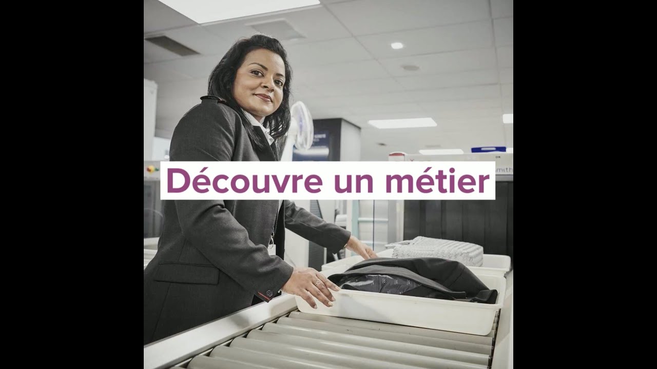 Tatiana, chef d'équipe agent de sûreté aéroportuaire à La Réunion