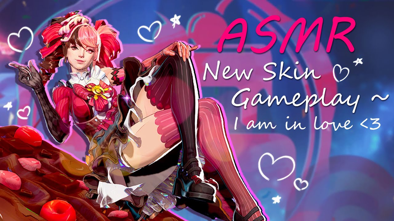 Marvel Rivals ASMR ♡ relaxing Luna cake skin gameplay ♡ | whispering, keyboard & clicking sounds ♡