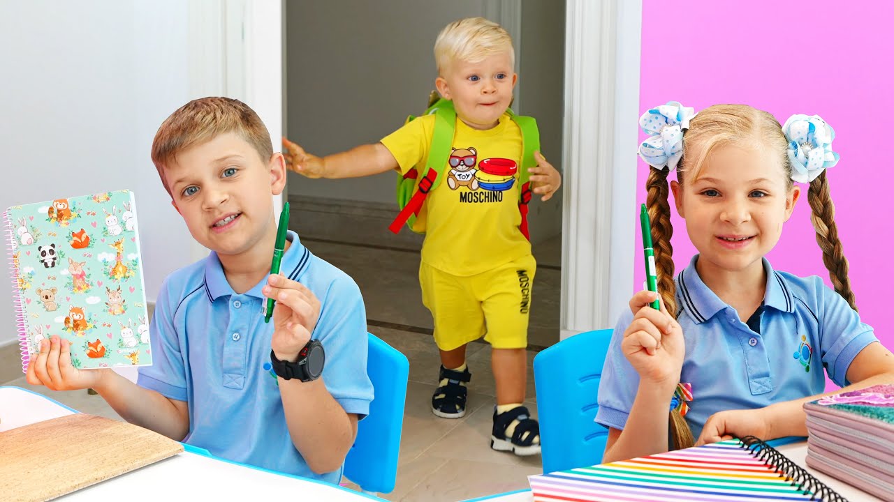 Escuela con Diana y Roma: Divertidos Cuentos Para Niños
