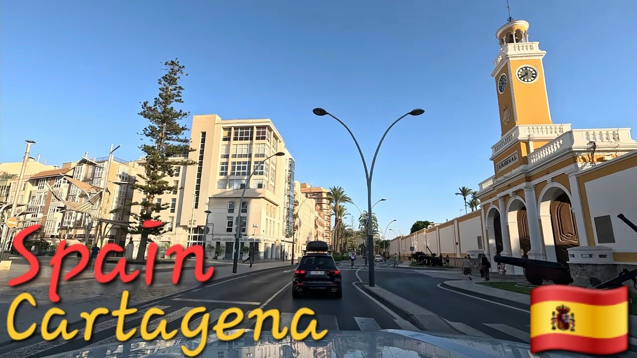 Cartagena Spain 🇪🇸 4K Drive 