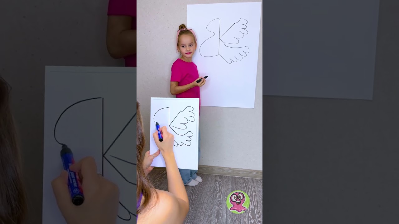 Astuce de dessin facile pour enfants avec la lettre K