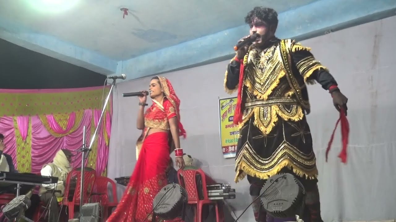 प्रदीप शर्मा नाच पार्टी लक्ष्यमणियां सुपौल।। बांधवगढ़ की लड़ाई नाच एपिसोड 18!