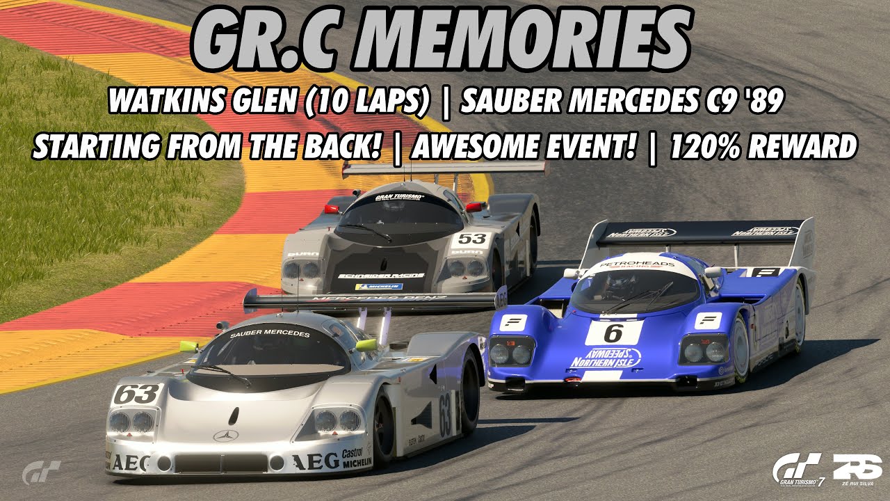 Gran Turismo 7 - Power Pack (Gr.C Memories | Watkins Glen) | Mercedes-Benz Sauber Mercedes C9 '89