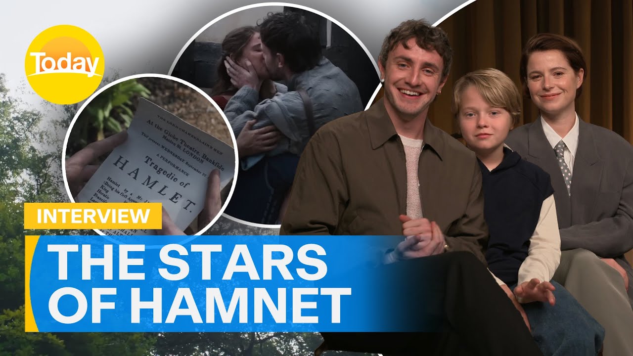 Paul Mescal and cast chat about 'Hamnet' | Today Show Australia