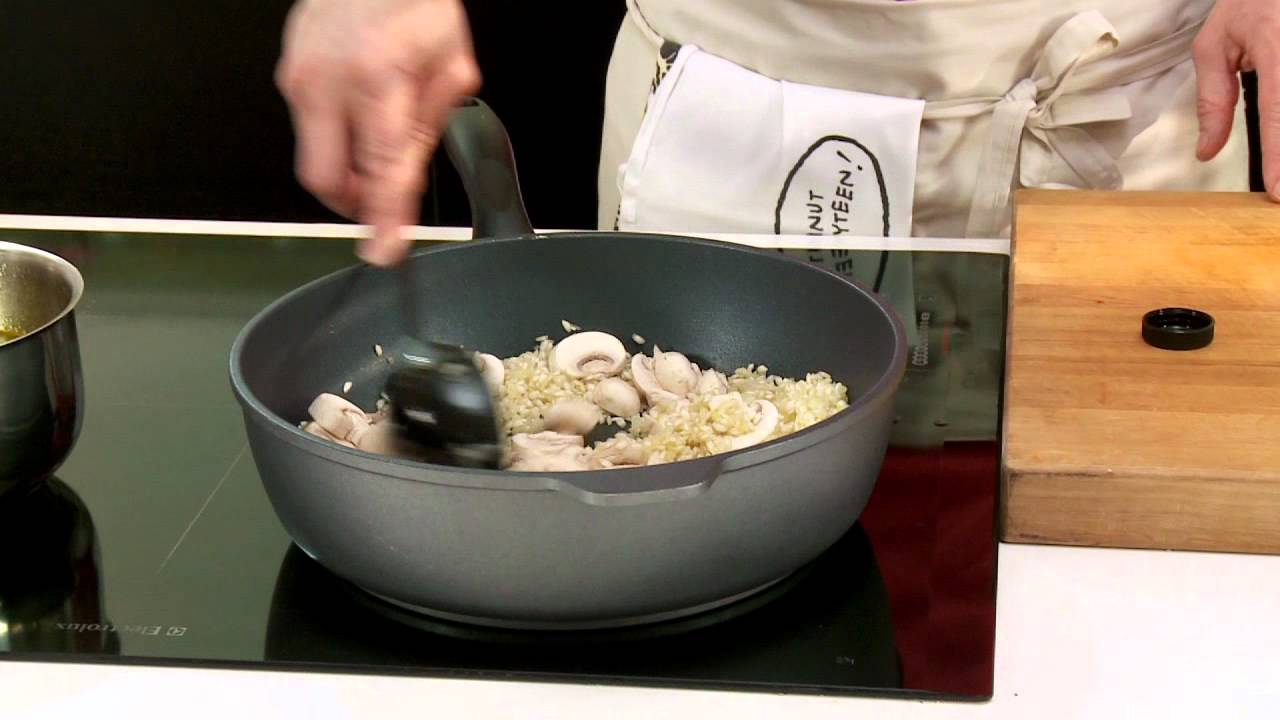 Sieni-palvikinkkurisotto