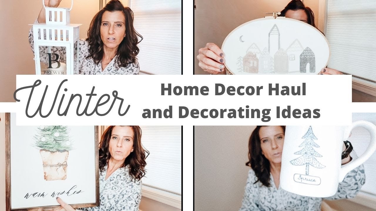 COZY WINTER DECOR HAUL AND WINTER DECORATING IDEAS | AMAZON, TARGET CLEARANCE, ETSY