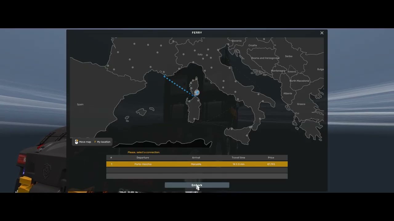 Euro Truck Simulator.