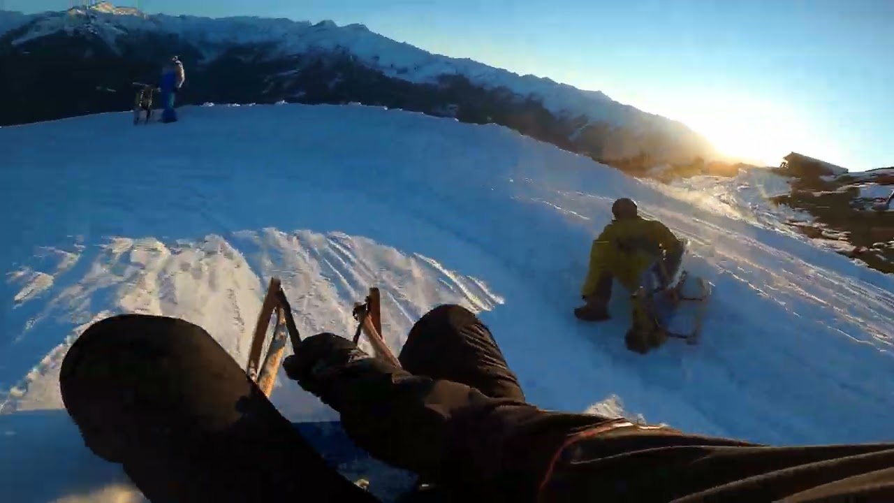 POV Tobogganing Austria: 14 km on the World&rsquo;s Longest Illuminated Run | Wildkogel-Arena