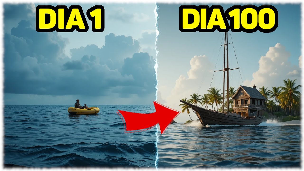 COMO SOBREVIVI 100 DIAS COMO UM N&Aacute;UFRAGO EM STRANDED DEEP - O FILME