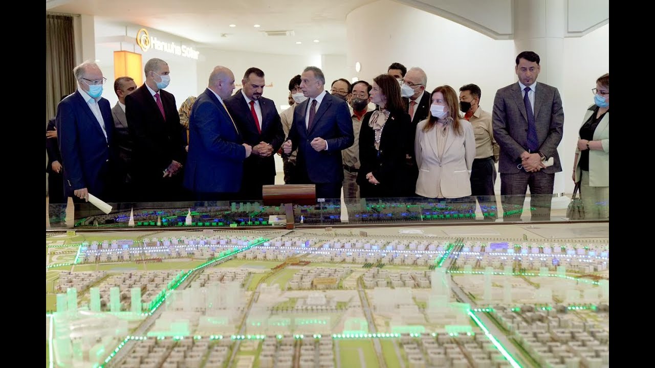 رئيس مجلس الوزراء السيد مصطفى الكاظمي يزور مدينة بسماية السكنية