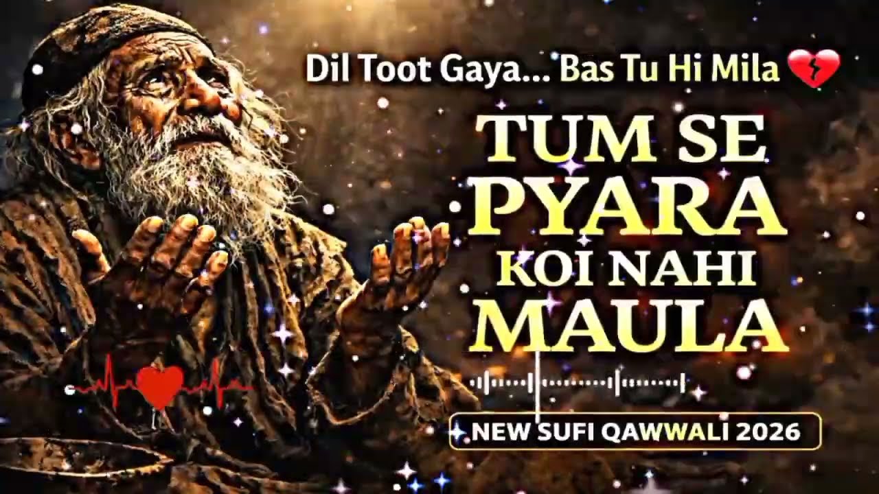 Tum Se Pyara Koi Nahi Maula | New Sufi Qawwali 2026 | Emotional Ishq-e-Majazi Kalam