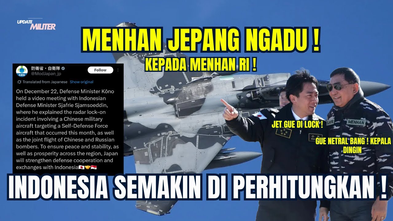 JEPANG NGADU KE RI! Janji Perkuat Kerjasama! Bukti Indonesia Semakin Diperhitungkan
