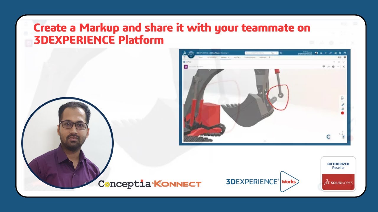 Create a Markup and share it with your teammate on 3DEXPERIENCE Platform
