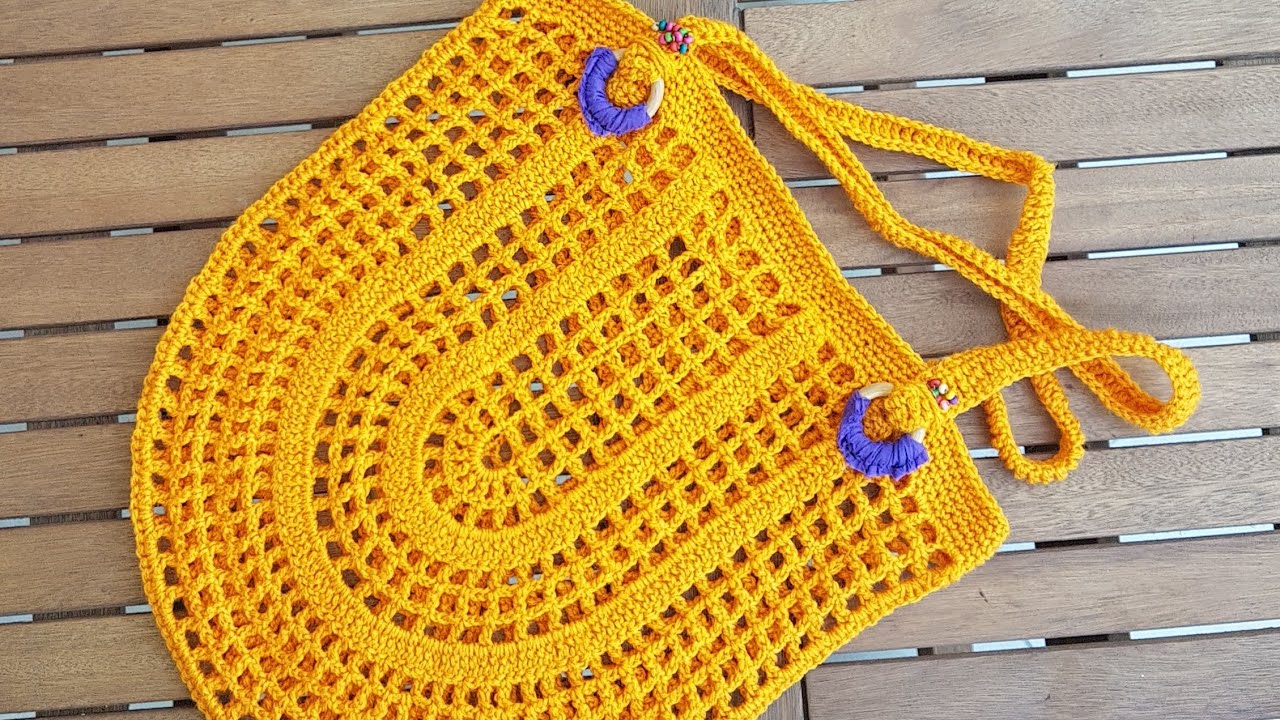 Oval File Çanta / Oval Crochet Net Bag / market Bag