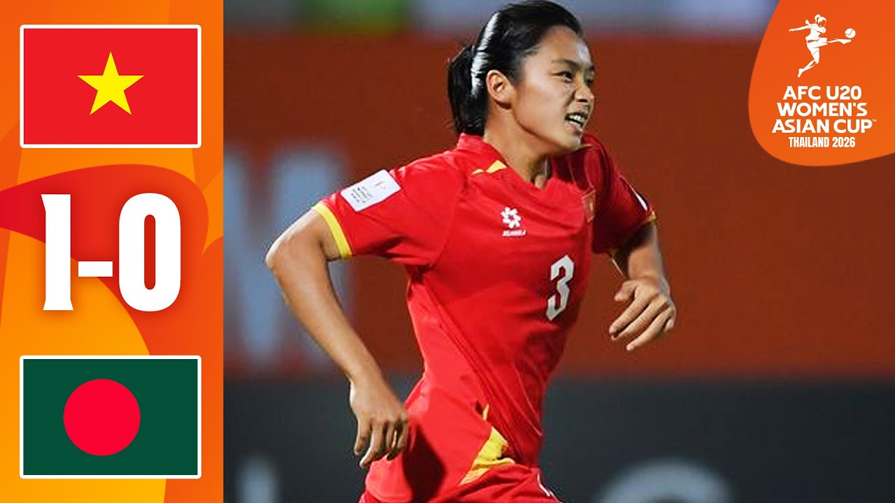 VIETNAM keep knockout hopes alive! | Vietnam - Bangladesh | Highlights | AFC U20 Women's Asian Cup&trade;